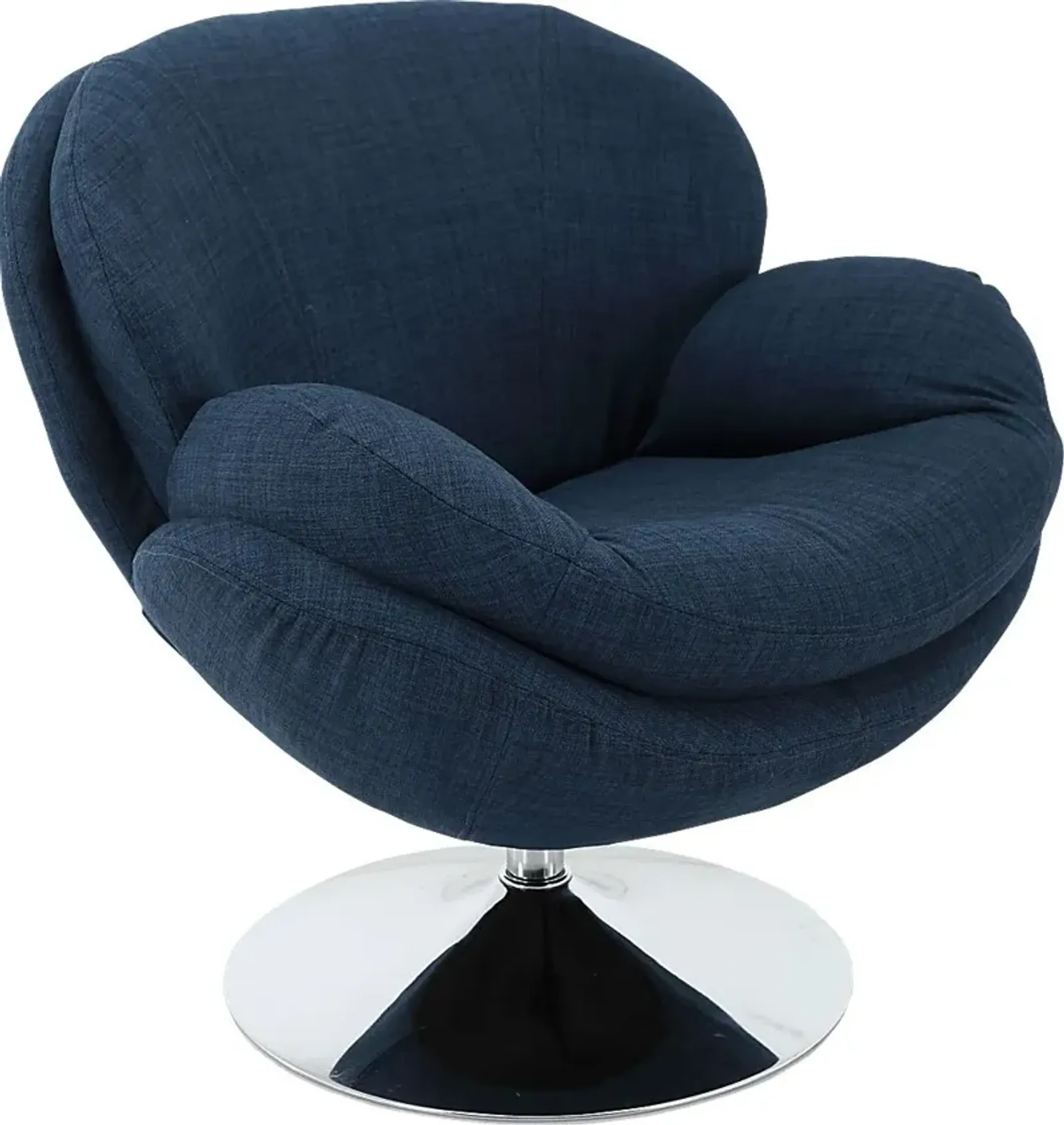 Ashbrook Blue Accent Swivel Chair