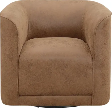 Attwick Brown Accent Chair