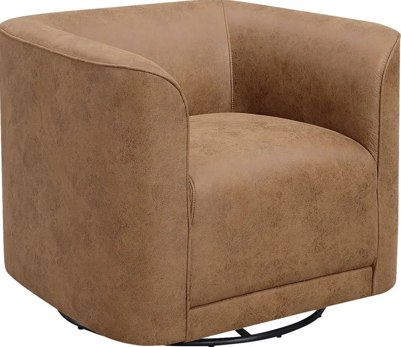 Attwick Brown Accent Chair