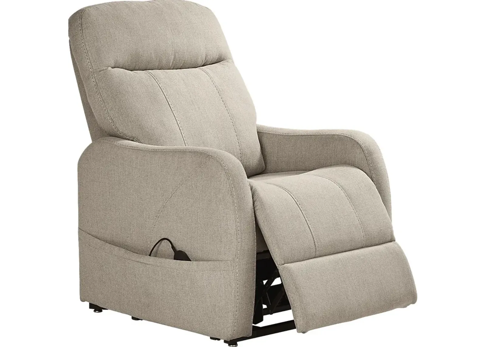 Sophia Beige Power Lift Recliner