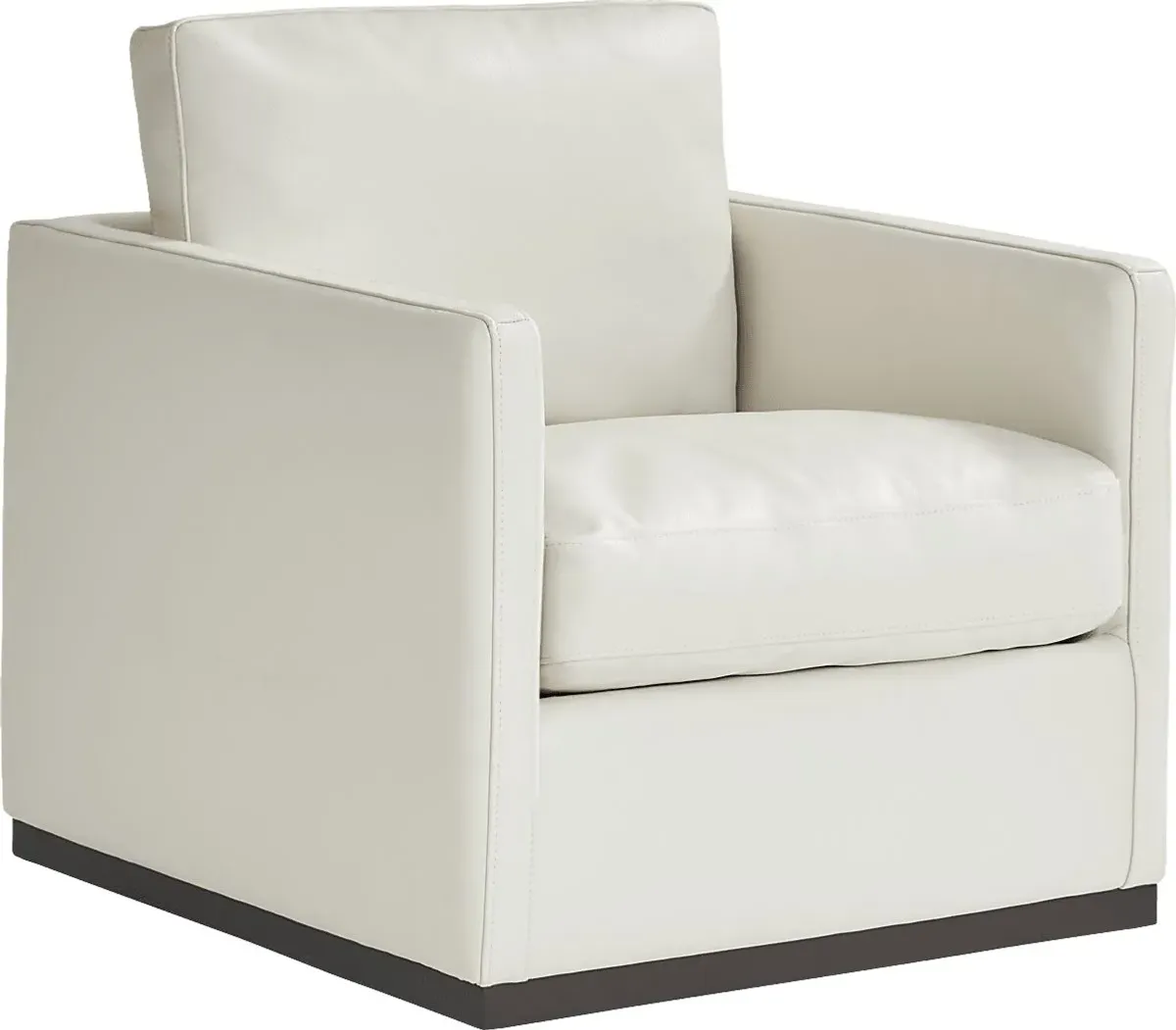 Ryker White Swivel Chair