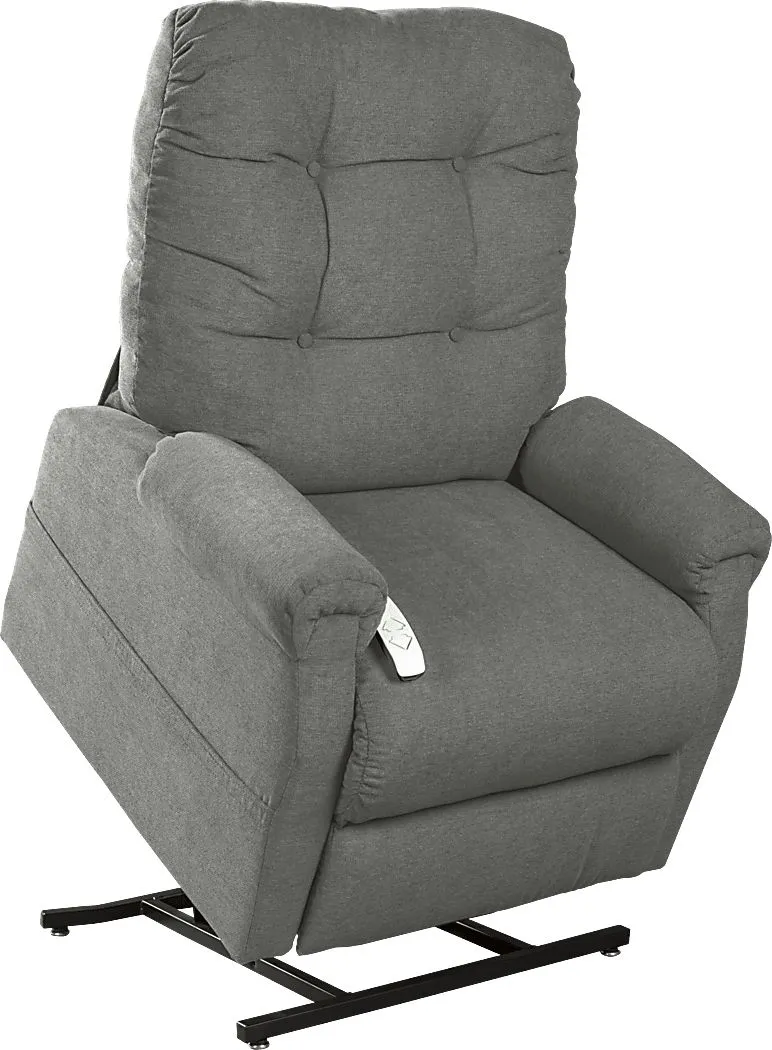 Pyron Gray Lift Chair Power Recliner