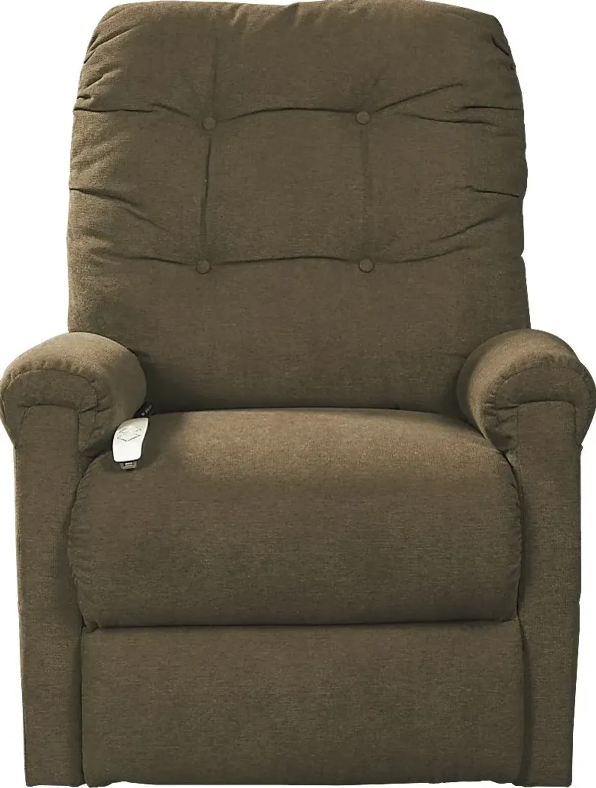 Pyron Beige Lift Chair Dual Power Recliner