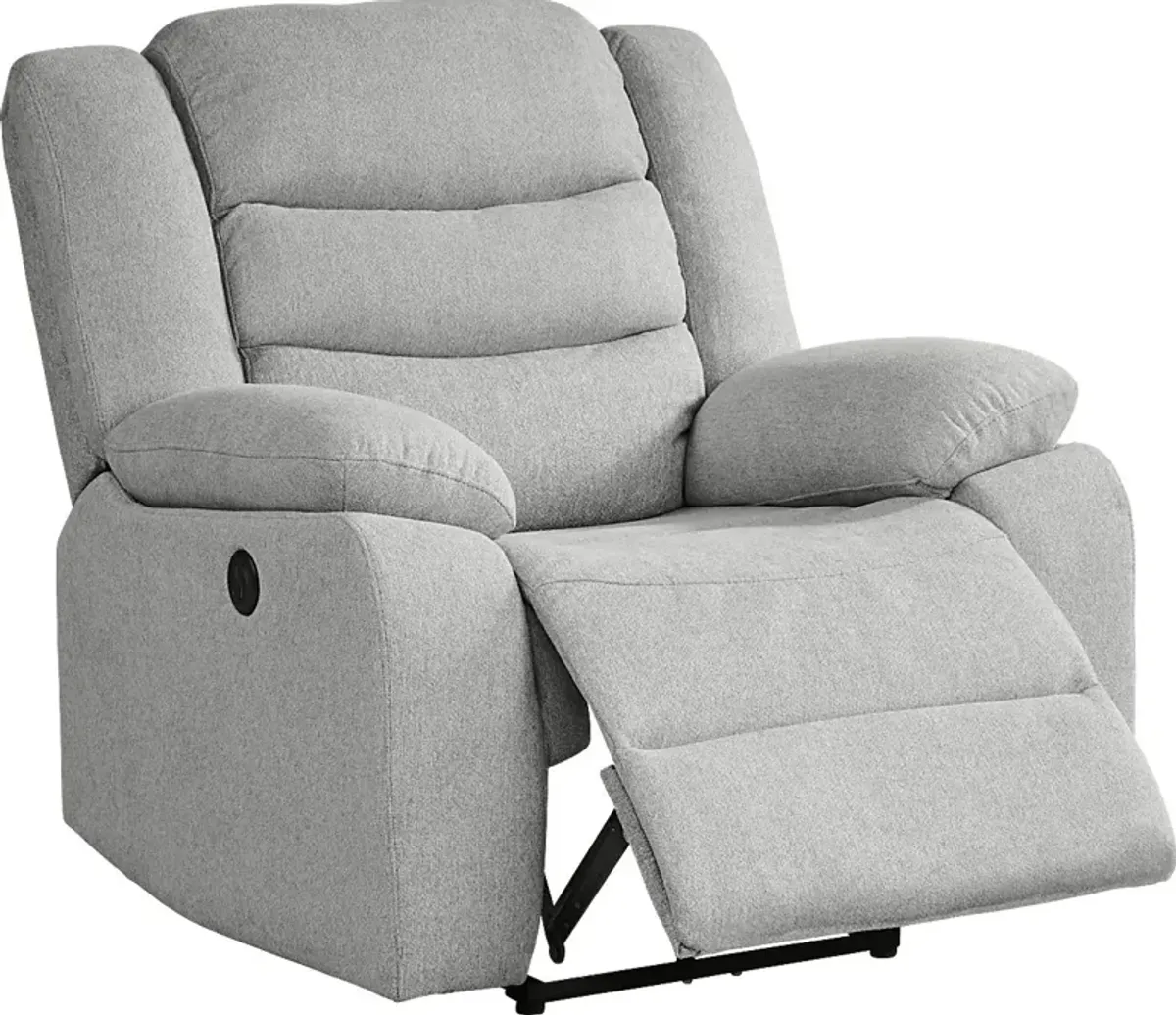 Swansea Gray Power Recliner