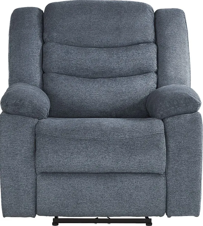 Swansea Blue Power Recliner