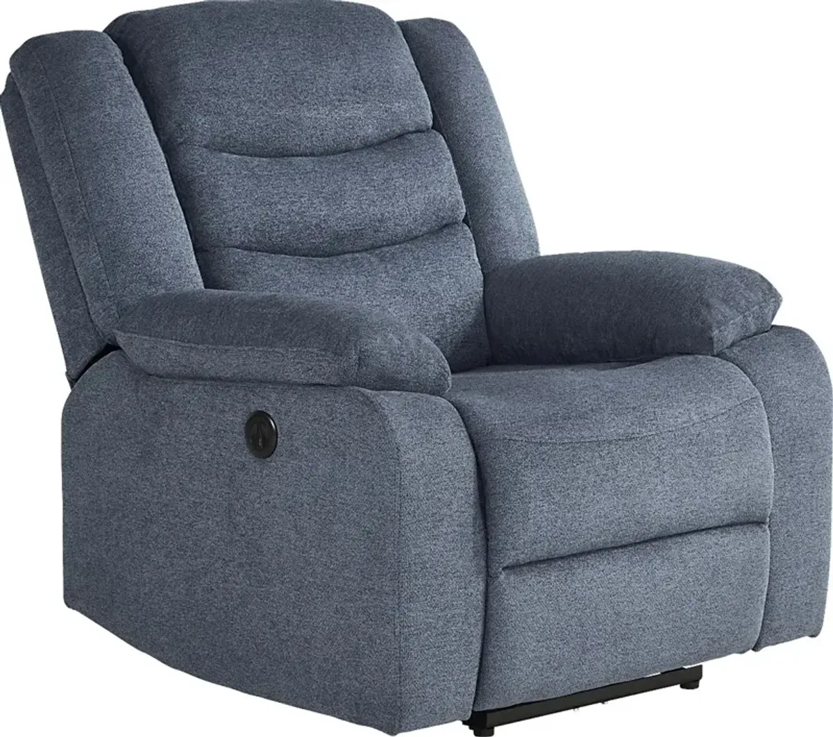 Swansea Blue Power Recliner