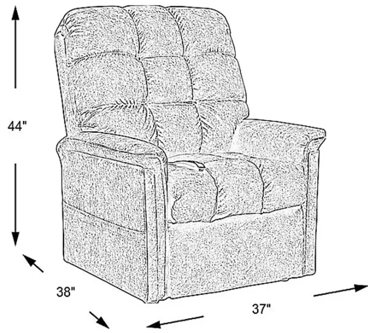 Narin Brown Lift Chair Power Recliner