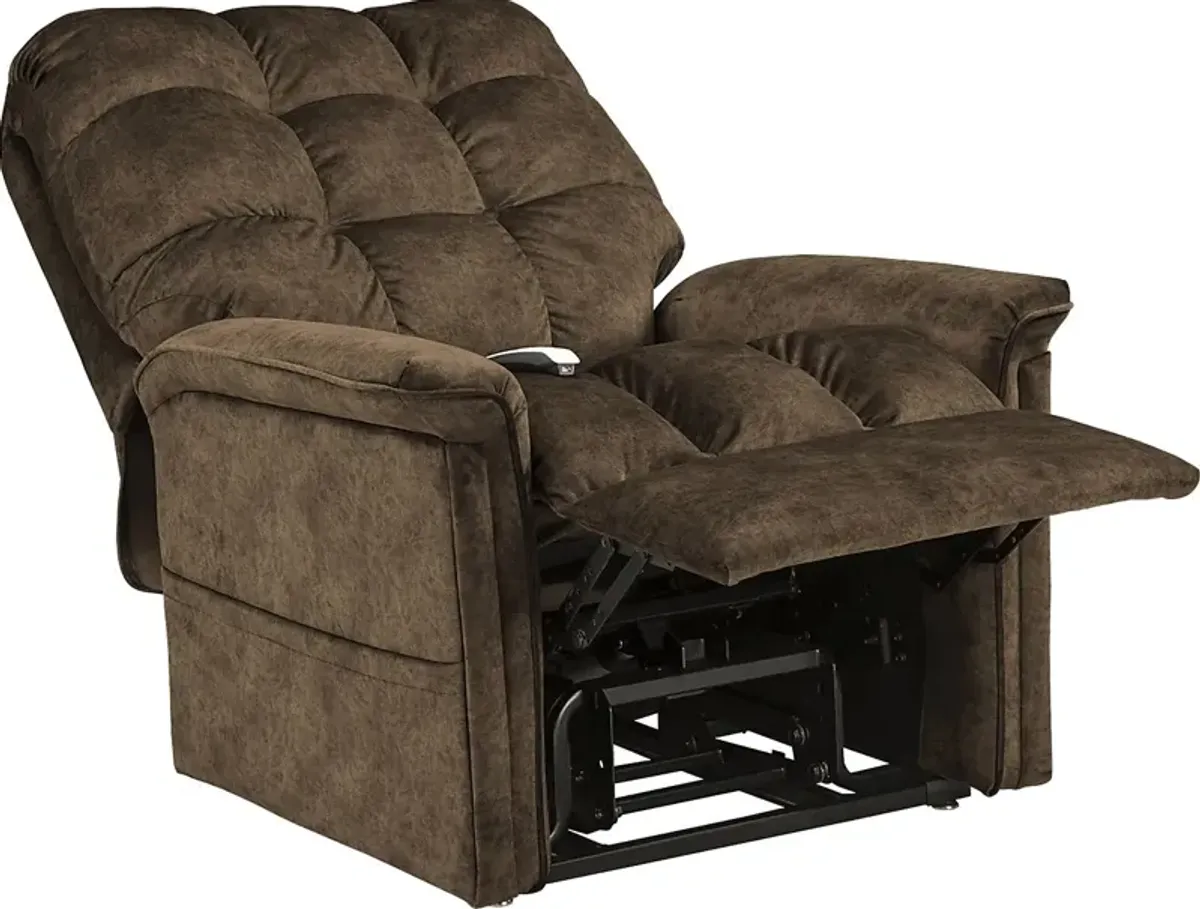 Narin Brown Lift Chair Power Recliner