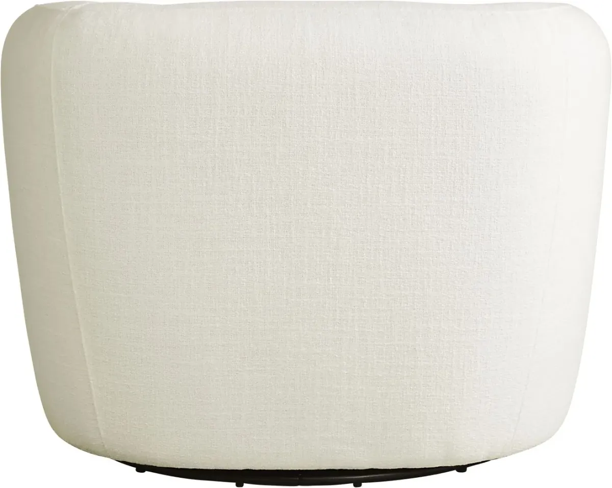 Jaxson White Swivel Chair