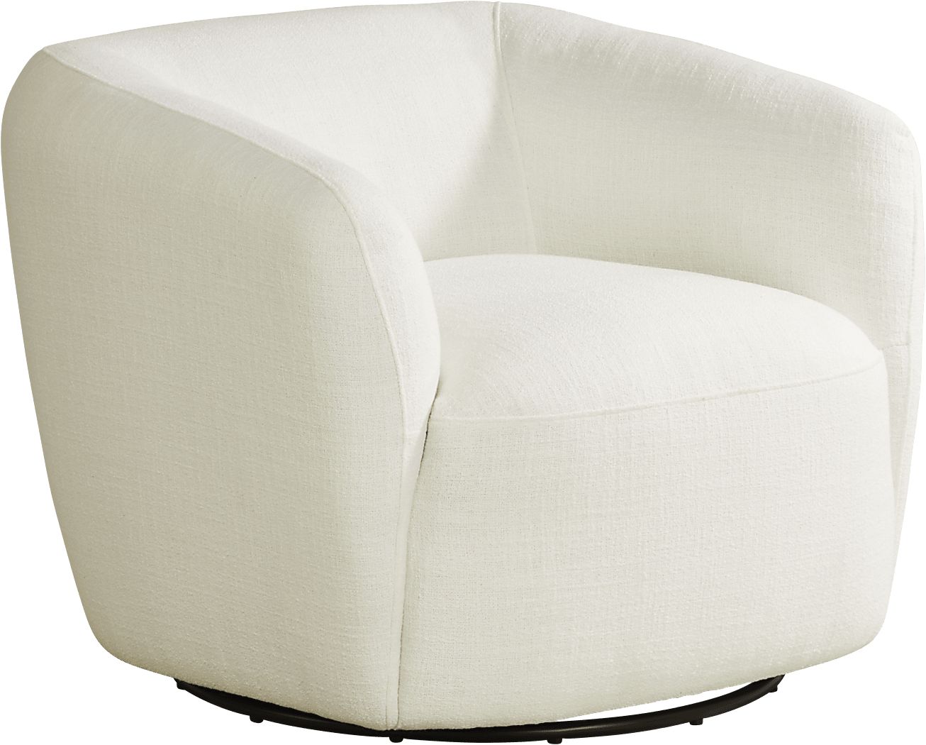 Jaxson White Swivel Chair