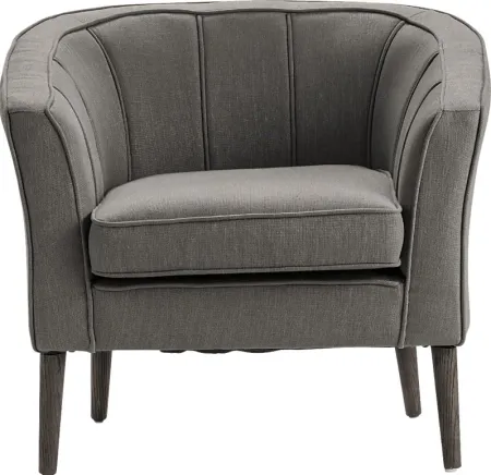 Lacewing Gray Accent Chair