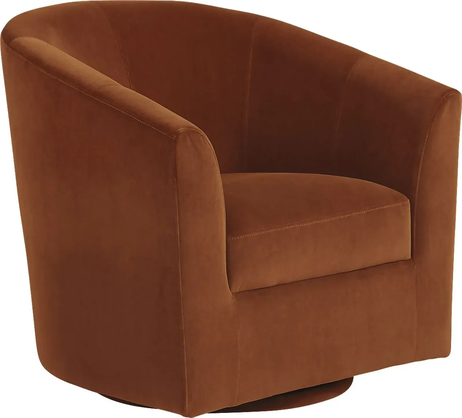 Sentosa Rust Accent Swivel Chair