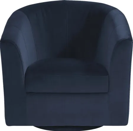 Sentosa Navy Accent Swivel Chair