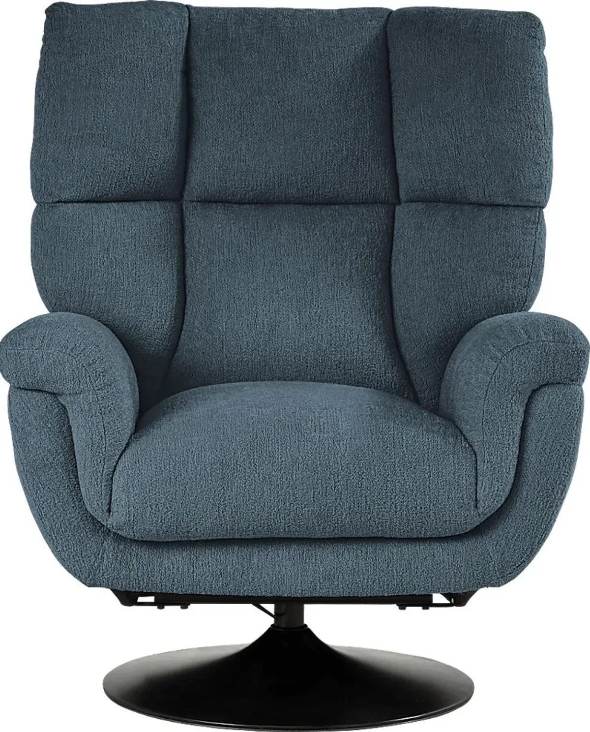 Braselton Blue Swivel Recliner