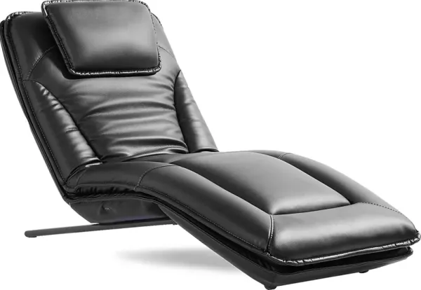Repose Black Power Reclining Chaise
