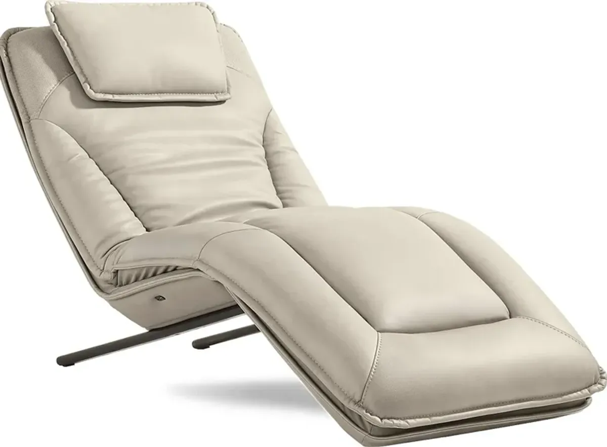 Repose Gray Power Reclining Chaise