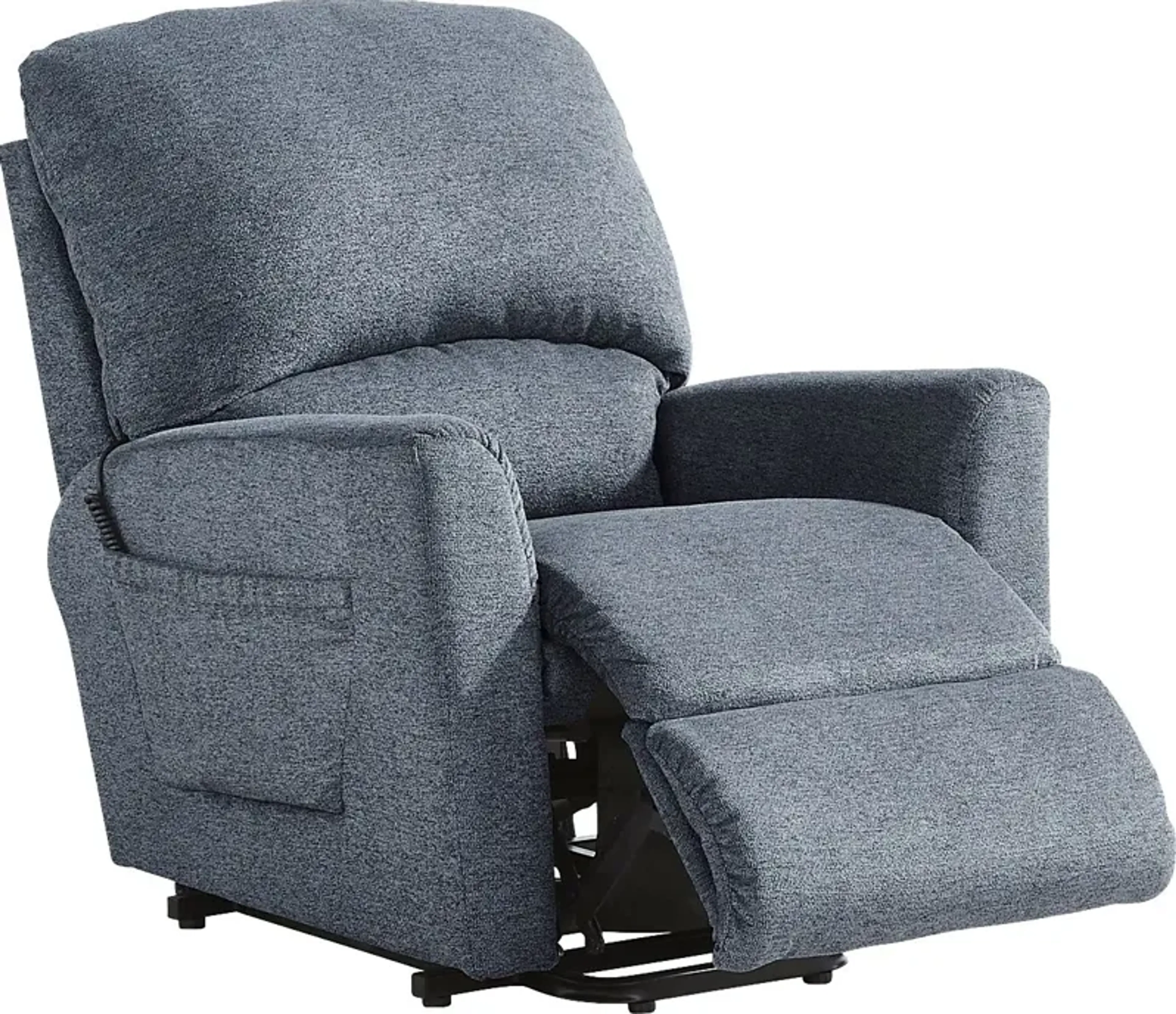 La-Z-Boy Casey I Blue Rocker Recliner | Furniture.com