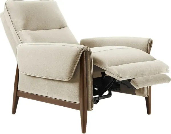 Cheswick White Dual Power Recliner