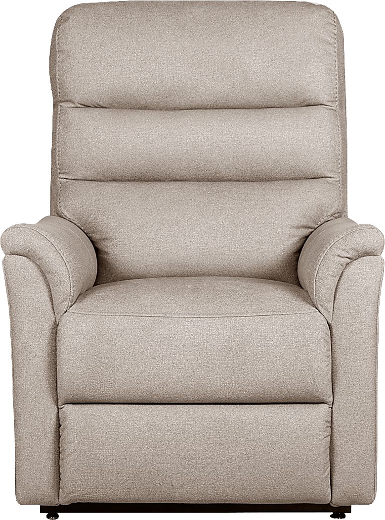 Willeta Beige Power Lift Recliner