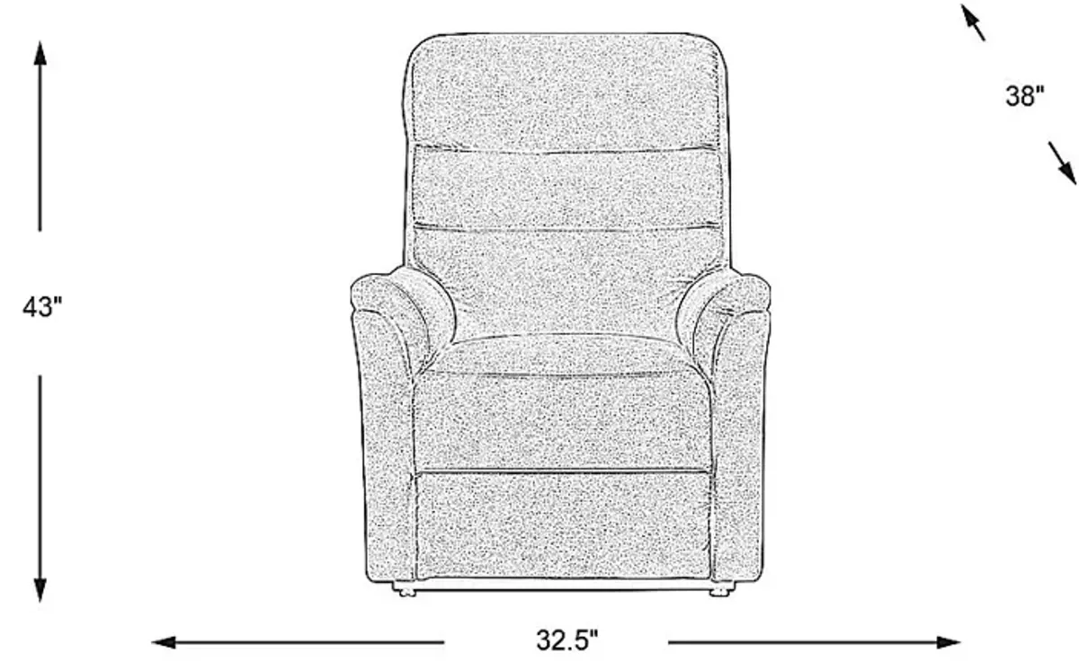 Willeta Gray Power Lift Recliner