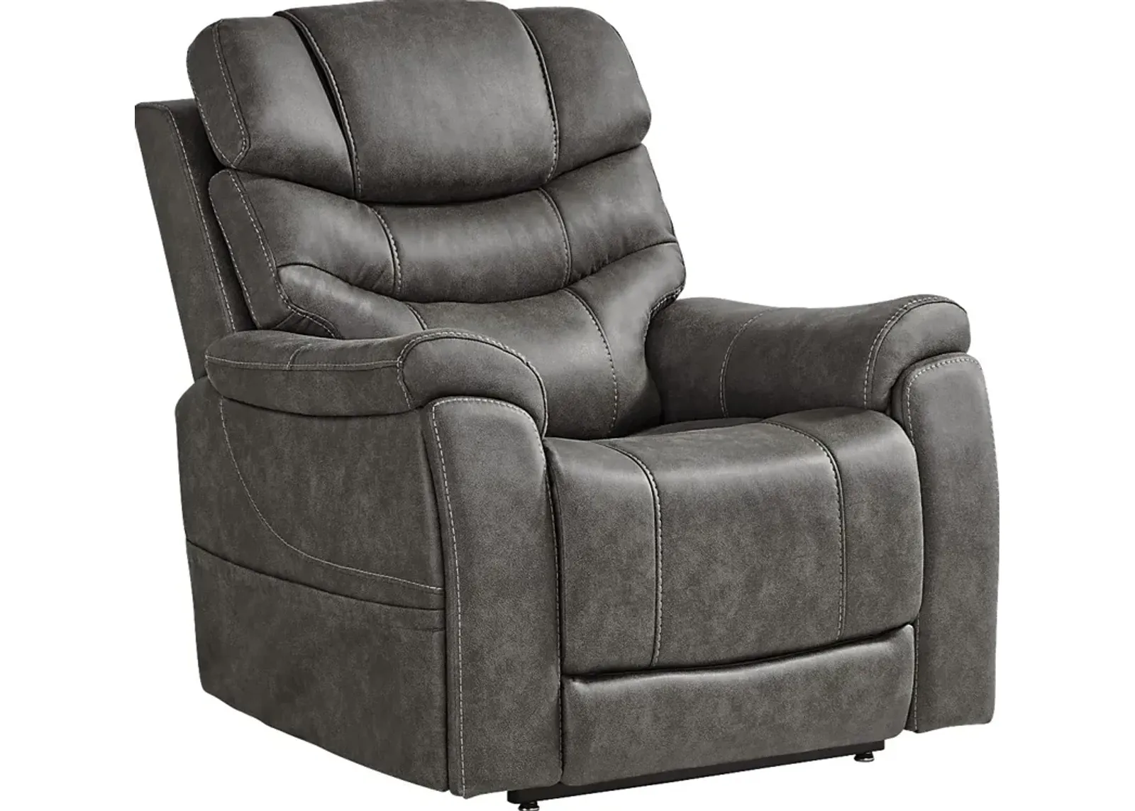 Morgan Hill Gray Triple Power Recliner