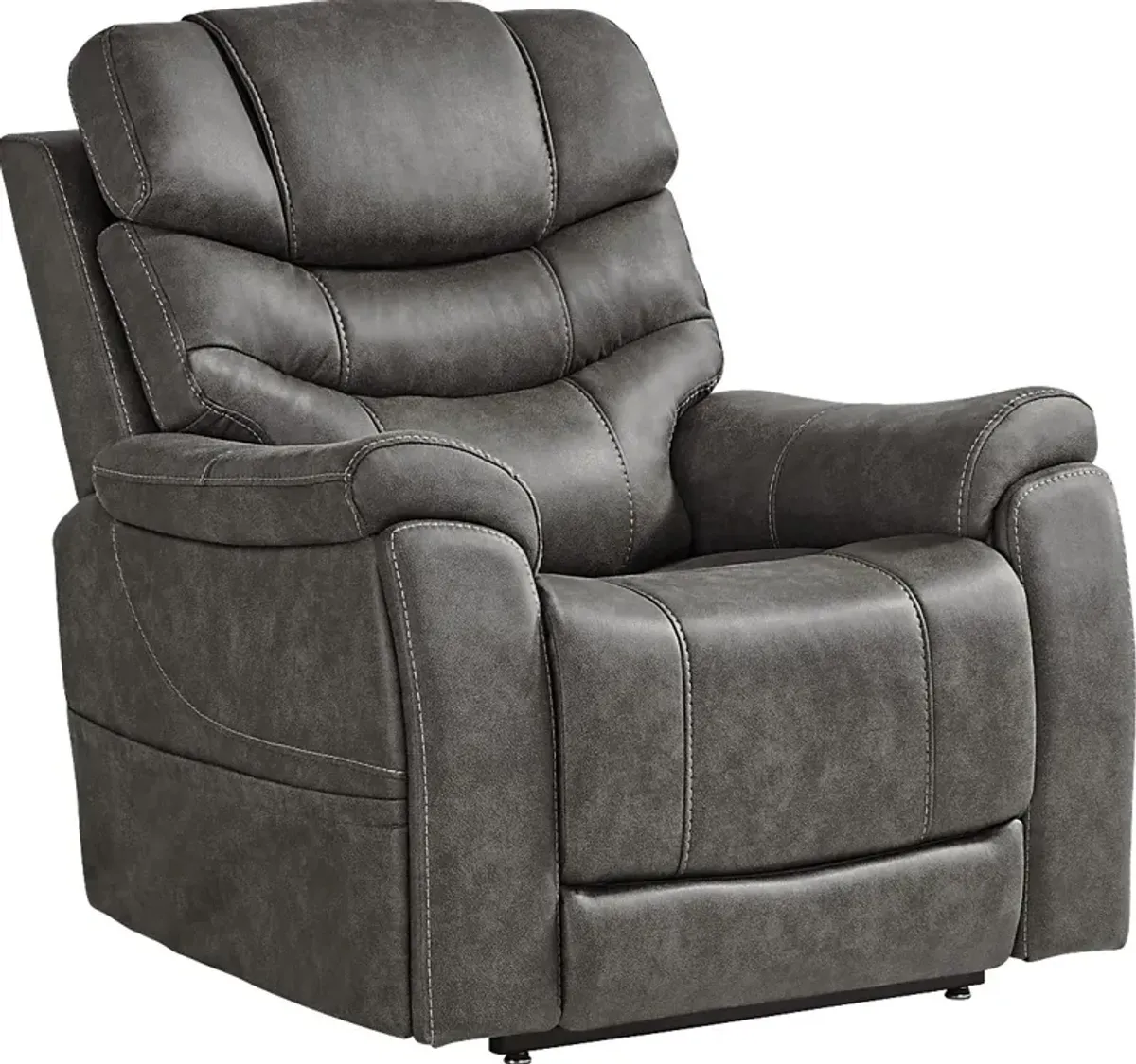 Morgan Hill Gray Triple Power Recliner