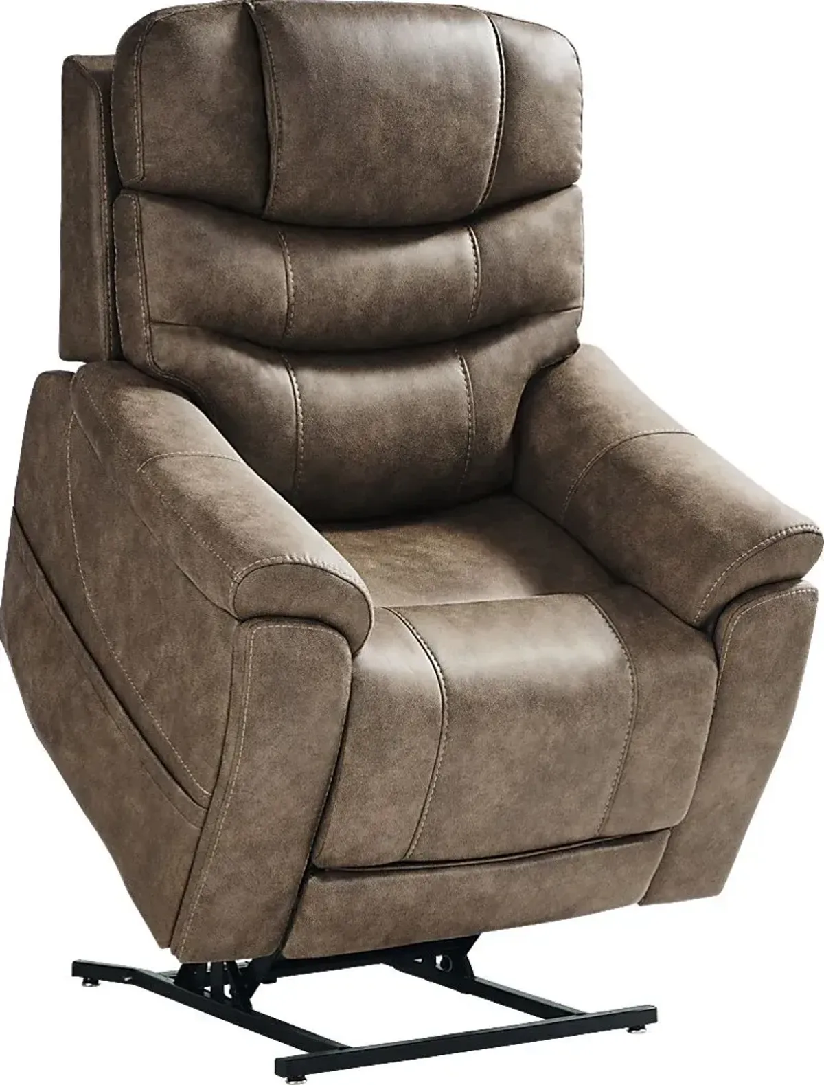 Morgan Hill Brown Triple Power Recliner