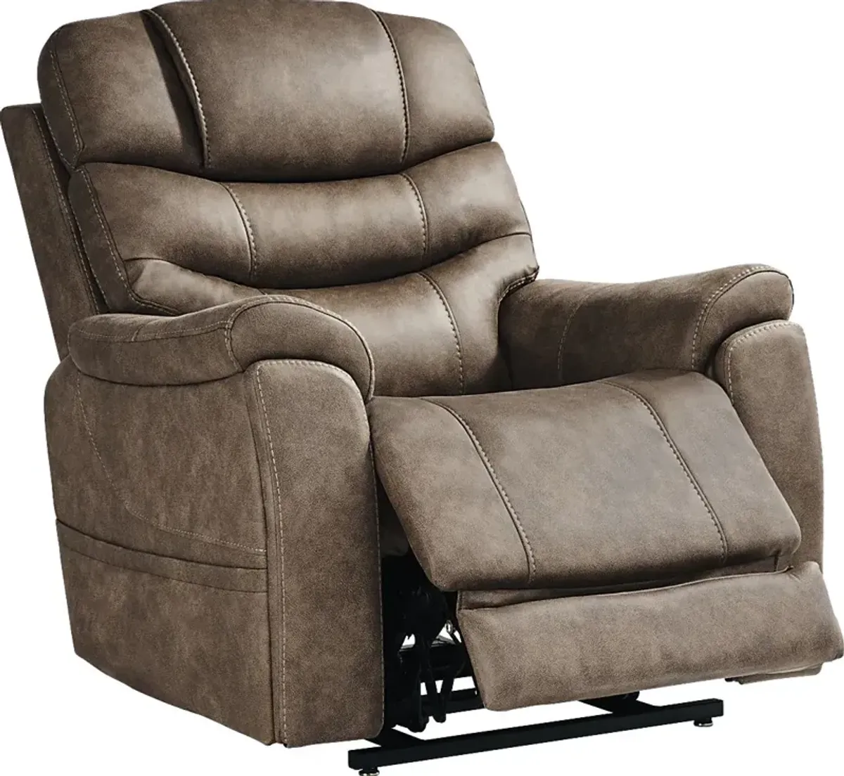 Morgan Hill Brown Triple Power Recliner