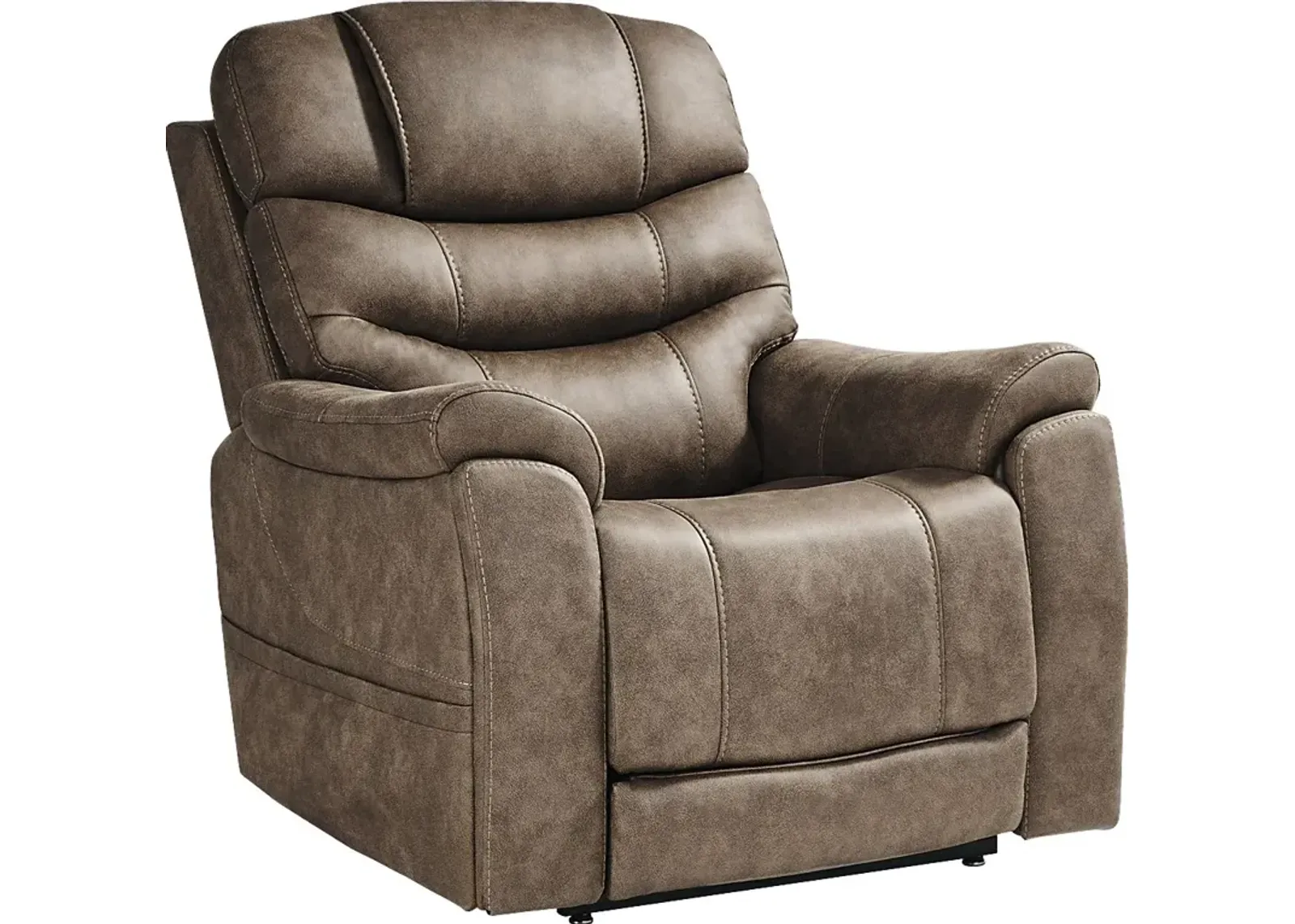 Morgan Hill Brown Triple Power Recliner