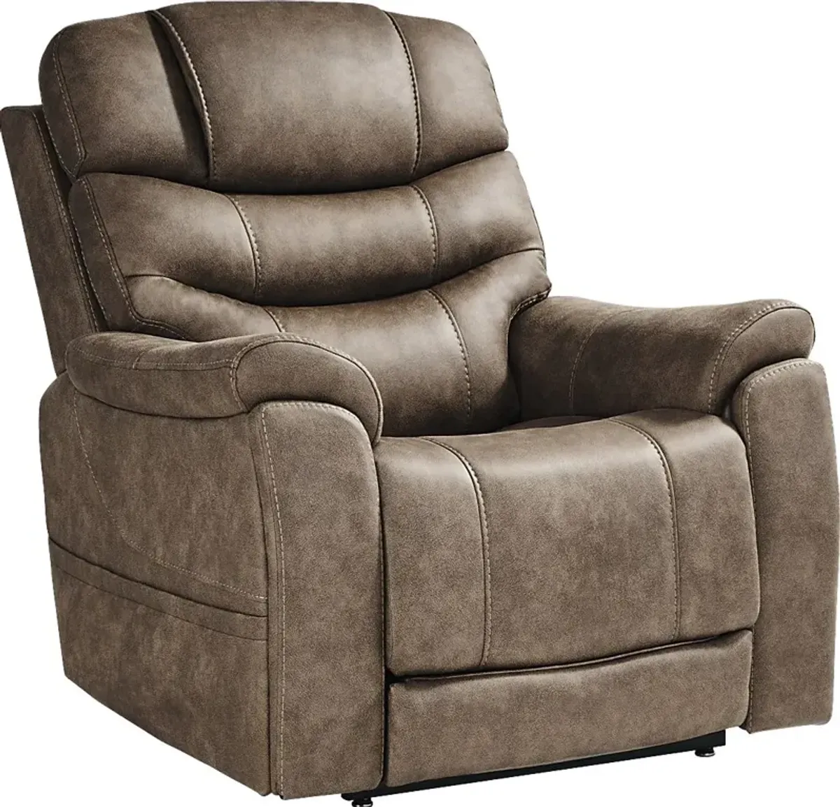 Morgan Hill Brown Triple Power Recliner