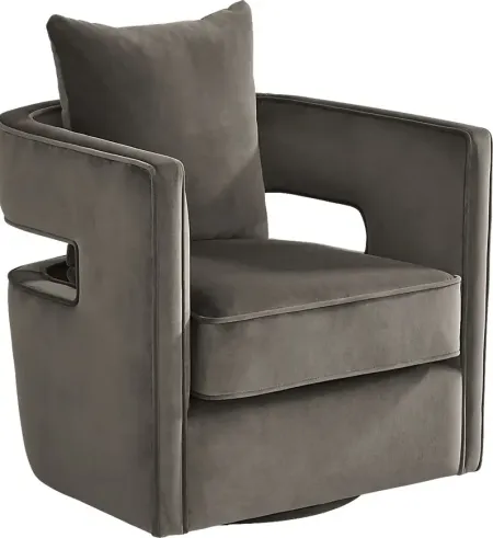 Rockaway Point Gray Accent Chair