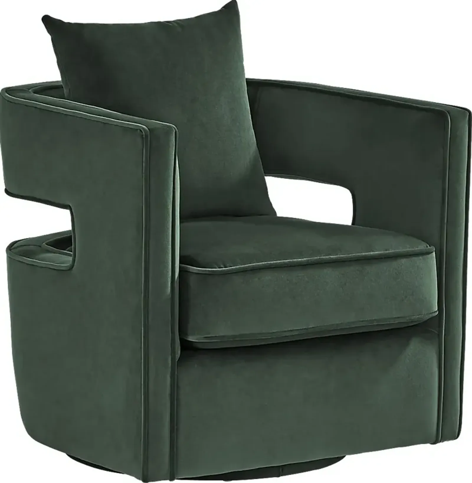 Rockaway Point Green Accent Chair