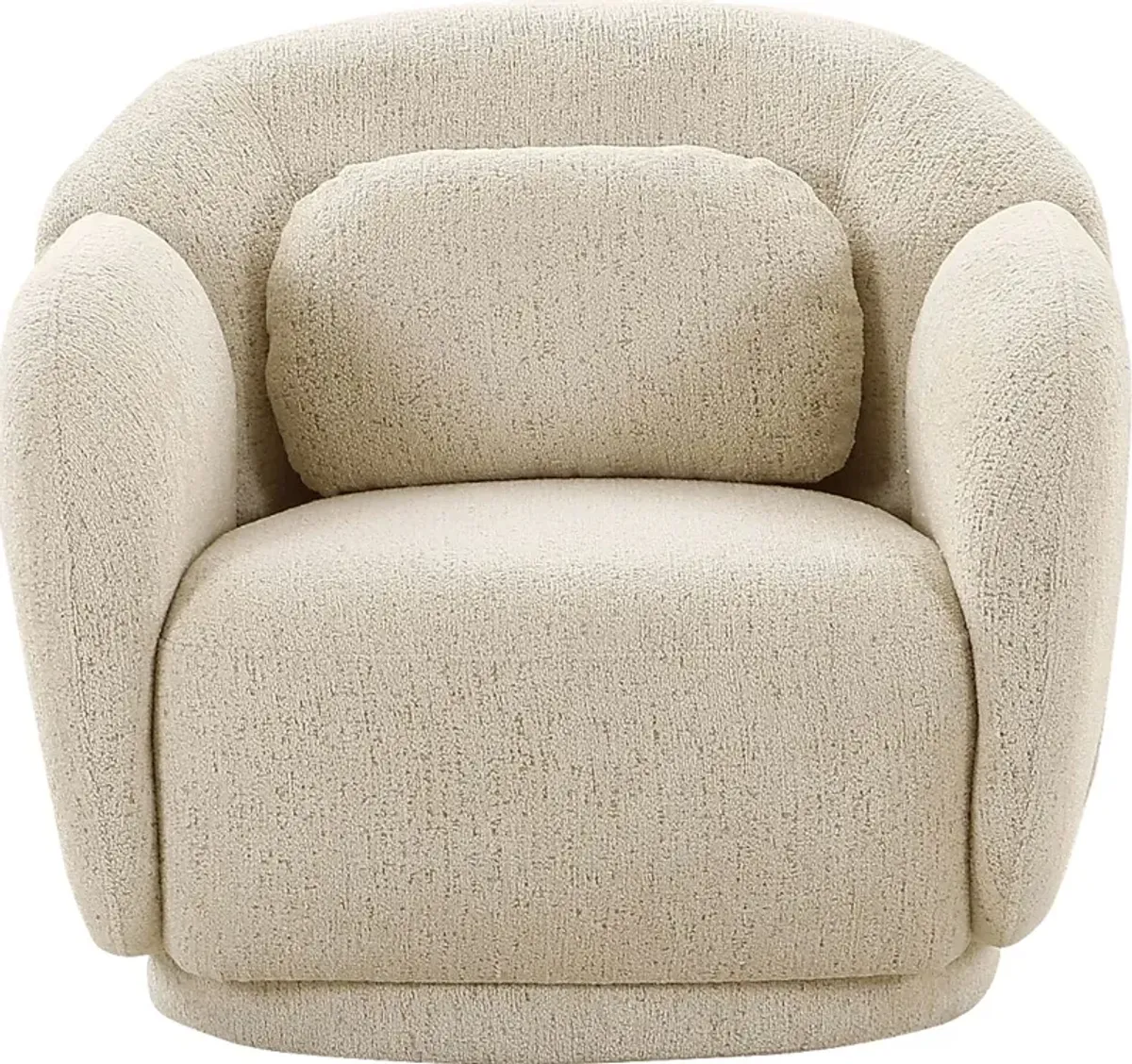 Mistral Beige Swivel Accent Chair