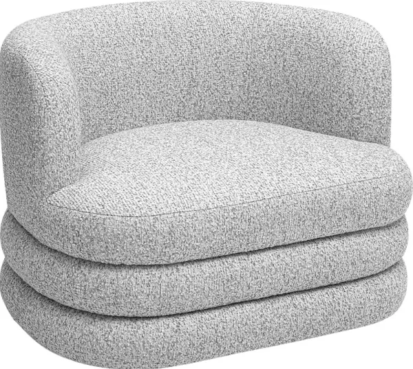 Kingsley Gray Swivel Chair