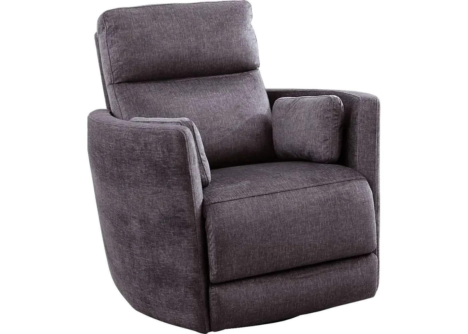 Tomlin Gray Swivel Glider Recliner