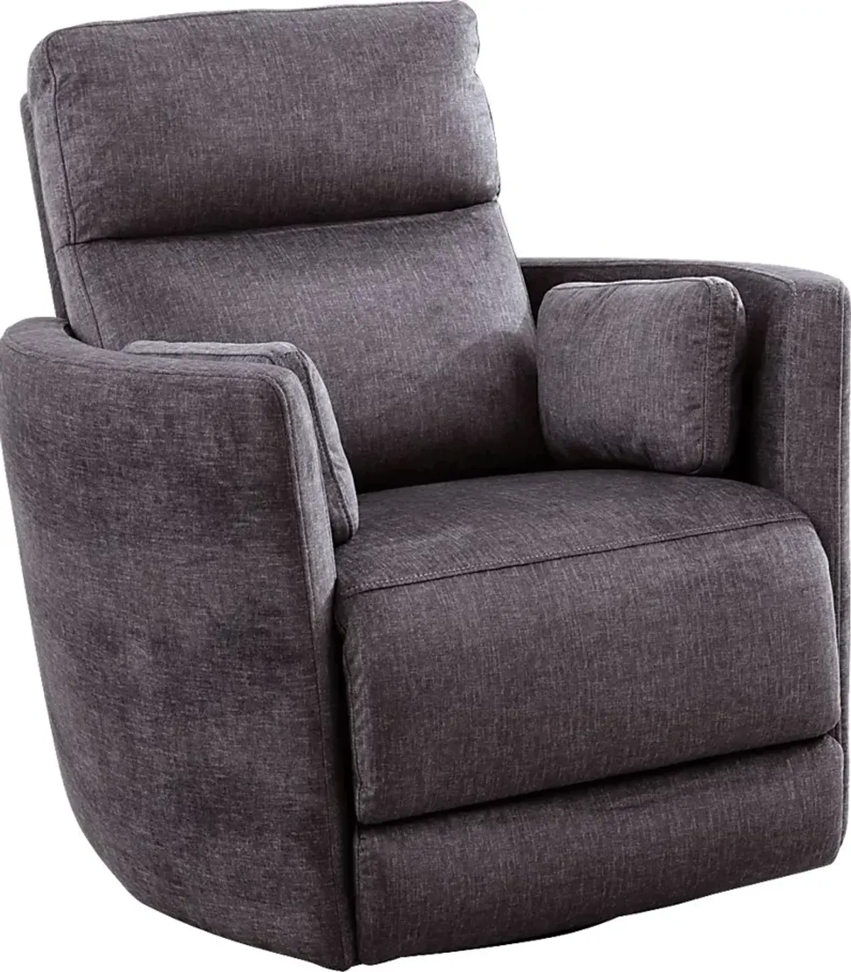 Tomlin Gray Swivel Glider Recliner