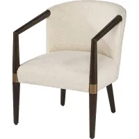 Blantyre White Accent Chair