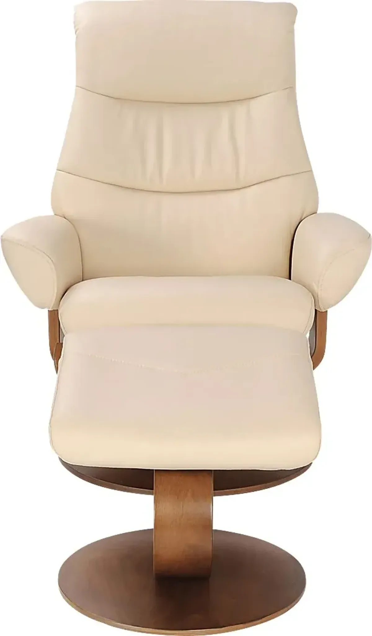 Colewood Cream Recliner & Ottoman