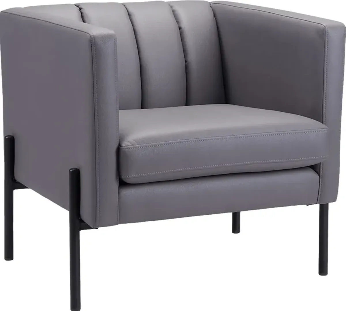 Crowndon Gray Accent Chair