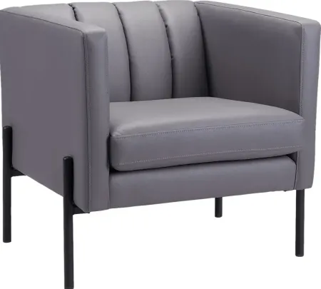 Crowndon Gray Accent Chair