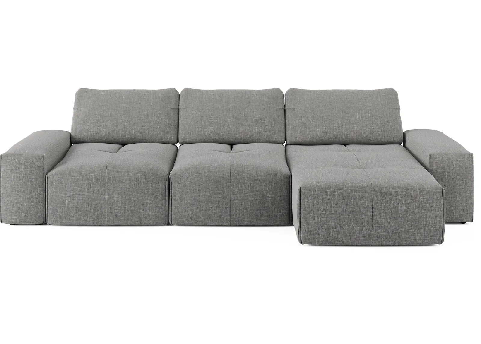 Laney Park Dark Gray 3 Pc Sectional