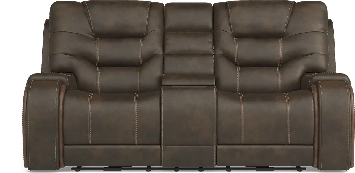 Laredo Springs Brown 2 Pc Dual Power Reclining Living Room