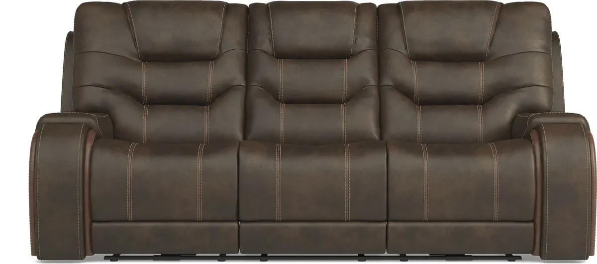 Laredo Springs Brown 2 Pc Dual Power Reclining Living Room