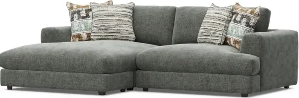 Montecito Charcoal 2 Pc Sectional