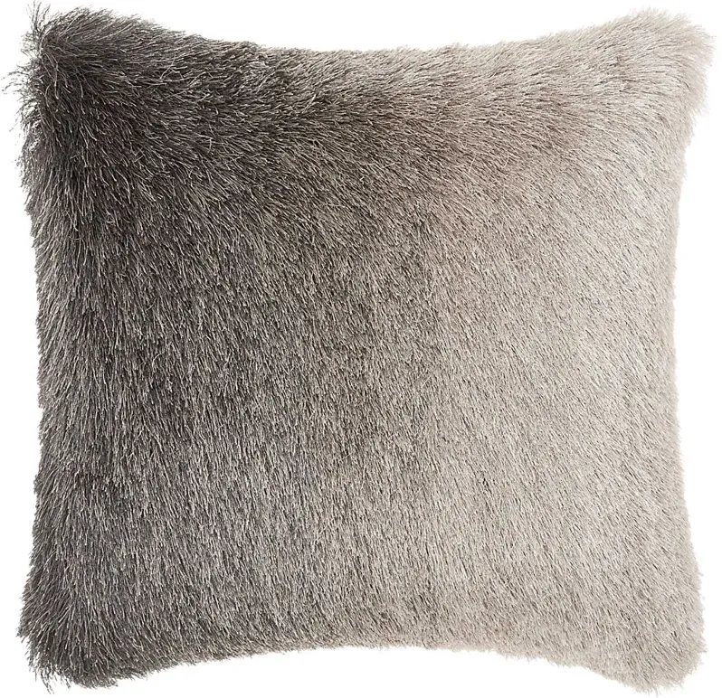Grayscale Gray Accent Pillow