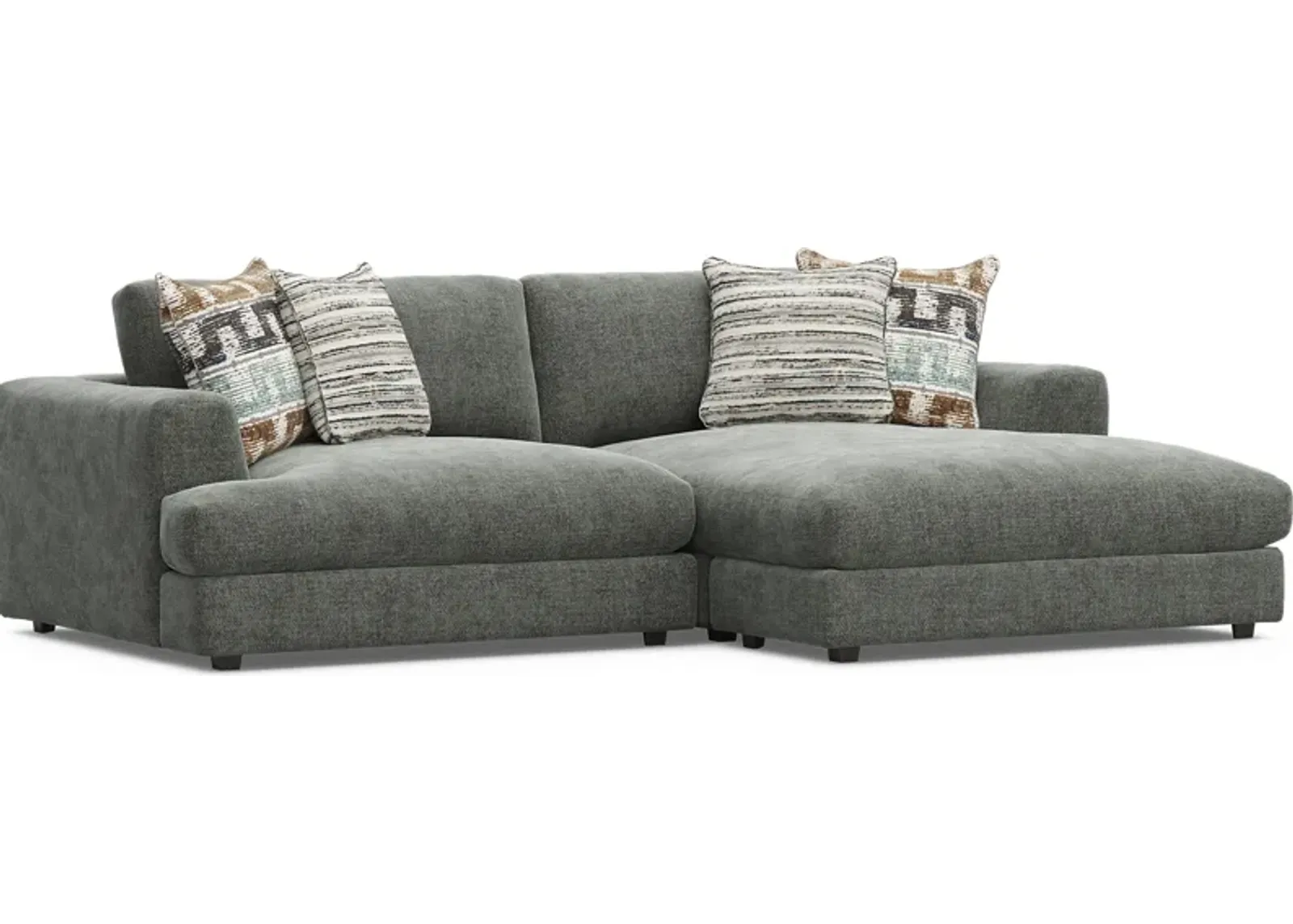 Montecito Charcoal 2 Pc Sectional