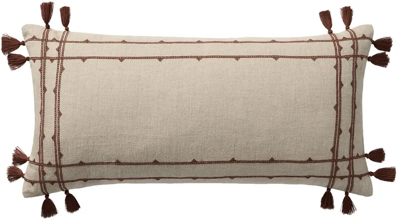 Fray Rust Accent Pillow