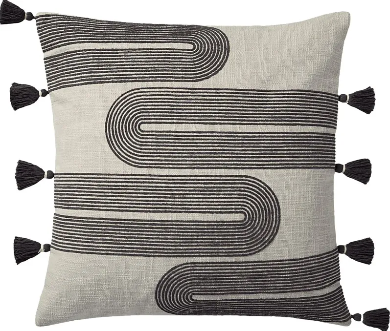 Boheme Black Accent Pillow