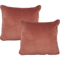 iSofa Romo Paprika Accent Pillow (Set of 2)