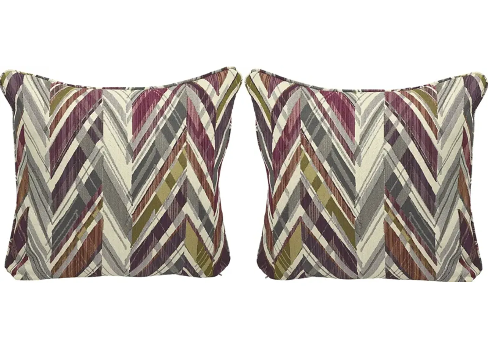 Apollo Purple Accent Pillows (Set of 2)